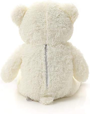 Plüschtier Teddybär Gross XXL - Weiss Stofftier Kuscheltier Bär 140 cm Gross - zum Kuscheln und Spie