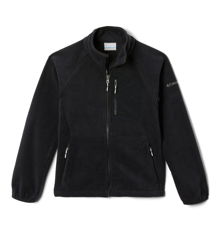 Columbia Unisex Fleecejacke für Jugendliche mit durchgehendem Reissverschluss XS Schwarz, XS Schwarz