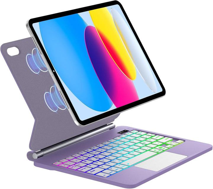 IVEOPPE Magic Keyboard für iPad 10. Generation & iPad 11" A16 (2025), Magnetische Freischwebende Des