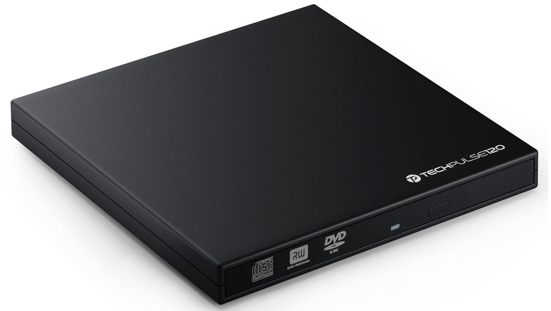 techPulse120 tragbarer USB 3.0 DVD CD Brenner Rom externer Superdrive Portable Laufwerk DVD-RW DVDRW