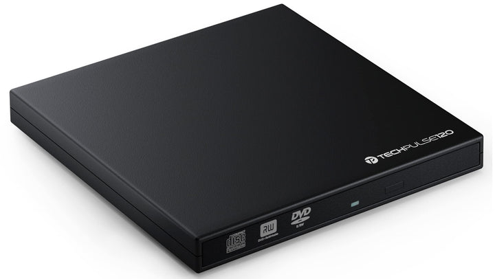 techPulse120 tragbarer USB 3.0 DVD CD Brenner Rom externer Superdrive Portable Laufwerk DVD-RW DVDRW