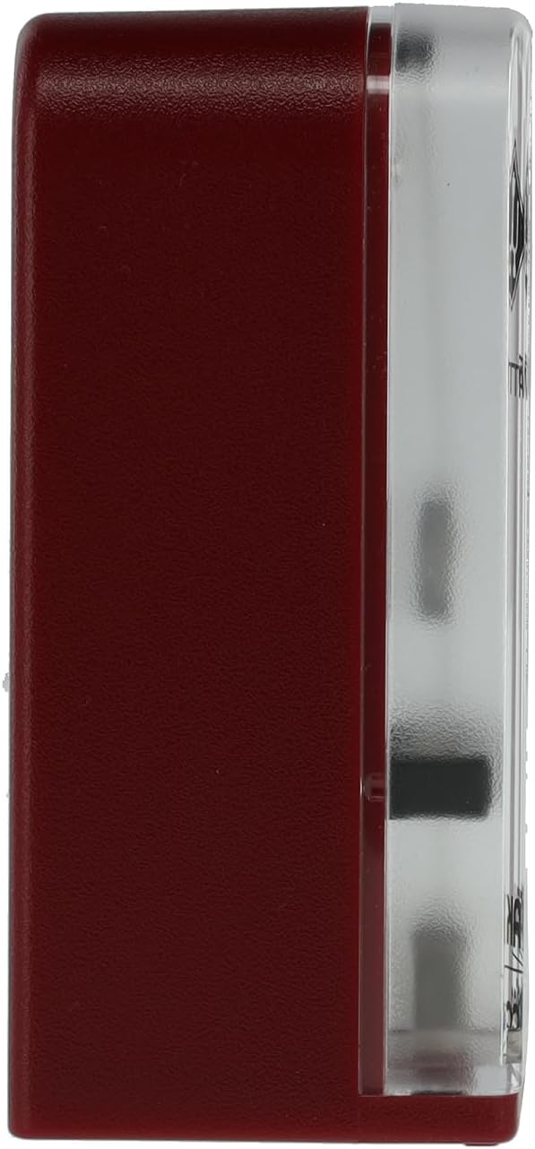 Wittner Metronom 890141 Kunststoffgehäuse ohne Glocke Taktell Piccolino rubinrot, rubinrot