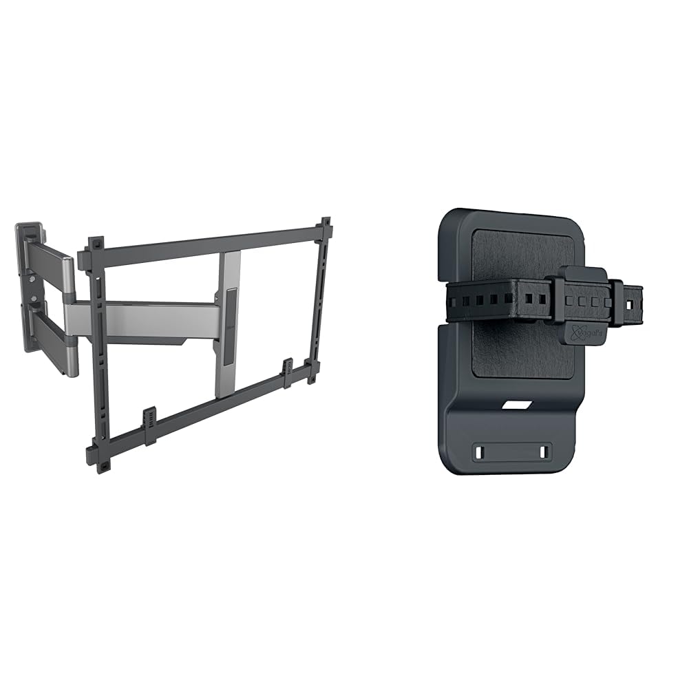 Vogel's Elite TVM 5645 Schwenkbare, ultradünne TV-Wandhalterung & TVA 6400 Medienbox-Halterung, Komp