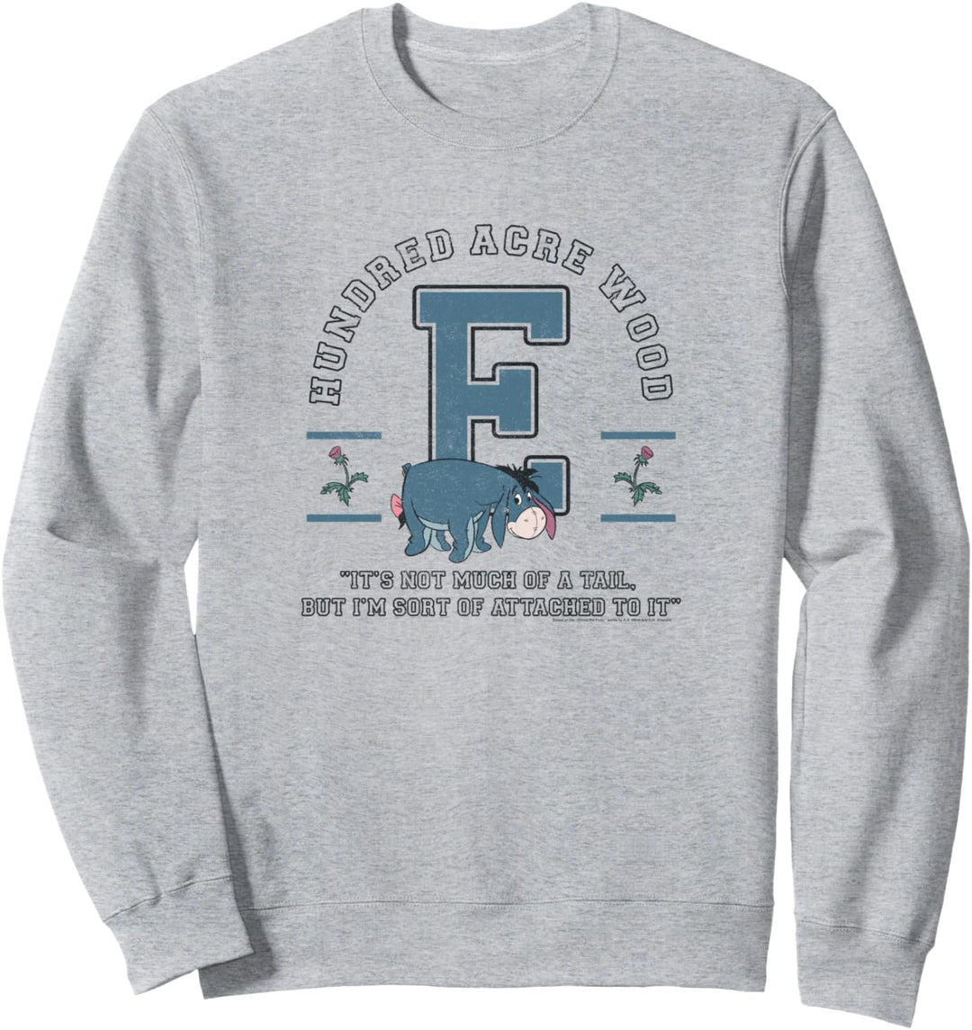 Disney Winnie The Pooh Eeyore Collegiate Sort Of Attached Sweatshirt