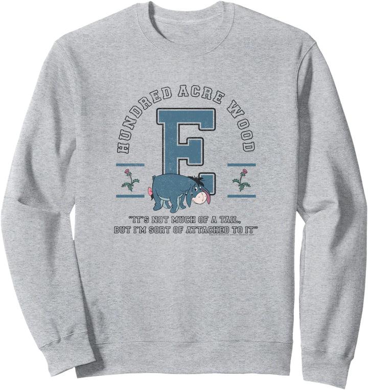 Disney Winnie The Pooh Eeyore Collegiate Sort Of Attached Sweatshirt