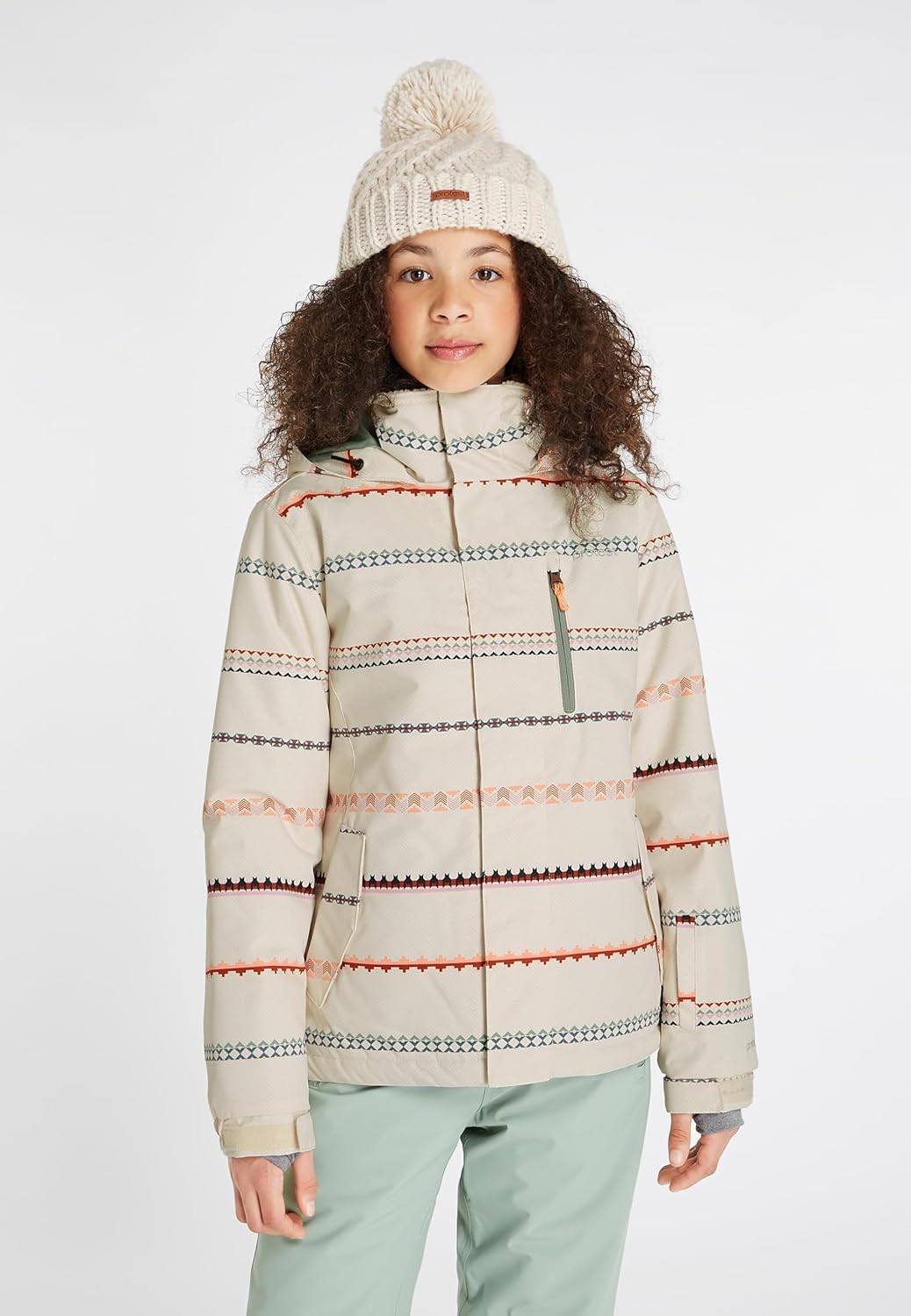 Protest Girls Ski- Und Snowboardjacke PRTMARCEK JR 116 Canvasoffwhite, 116 Canvasoffwhite