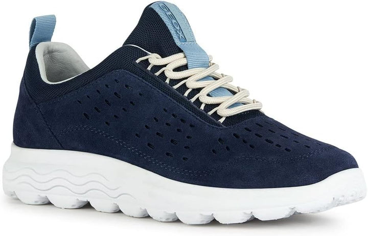 Geox Mädchen D Spherica Sneaker 40 EU Navy, 40 EU Navy