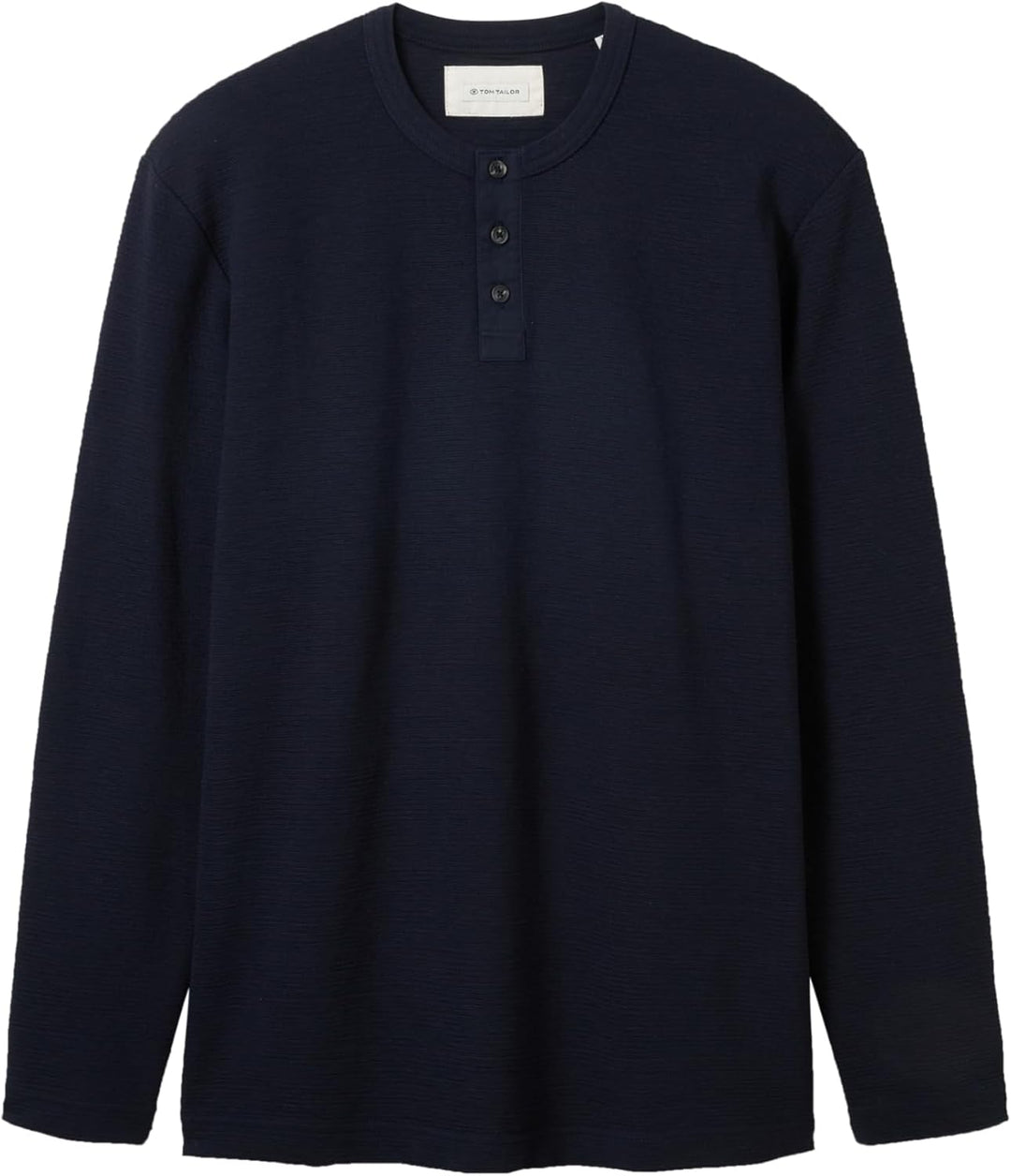 TOM TAILOR Herren Longsleeve T-Shirt, 10668 - Sky Captain Blue