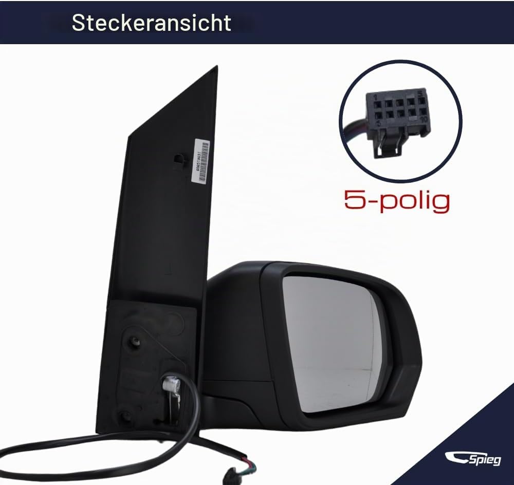 Spieg Rechts Aussenspiegel Ersatz für Vito W447 2015-2022 Elektrisch Verstellbar Beheizt Manuell Ein