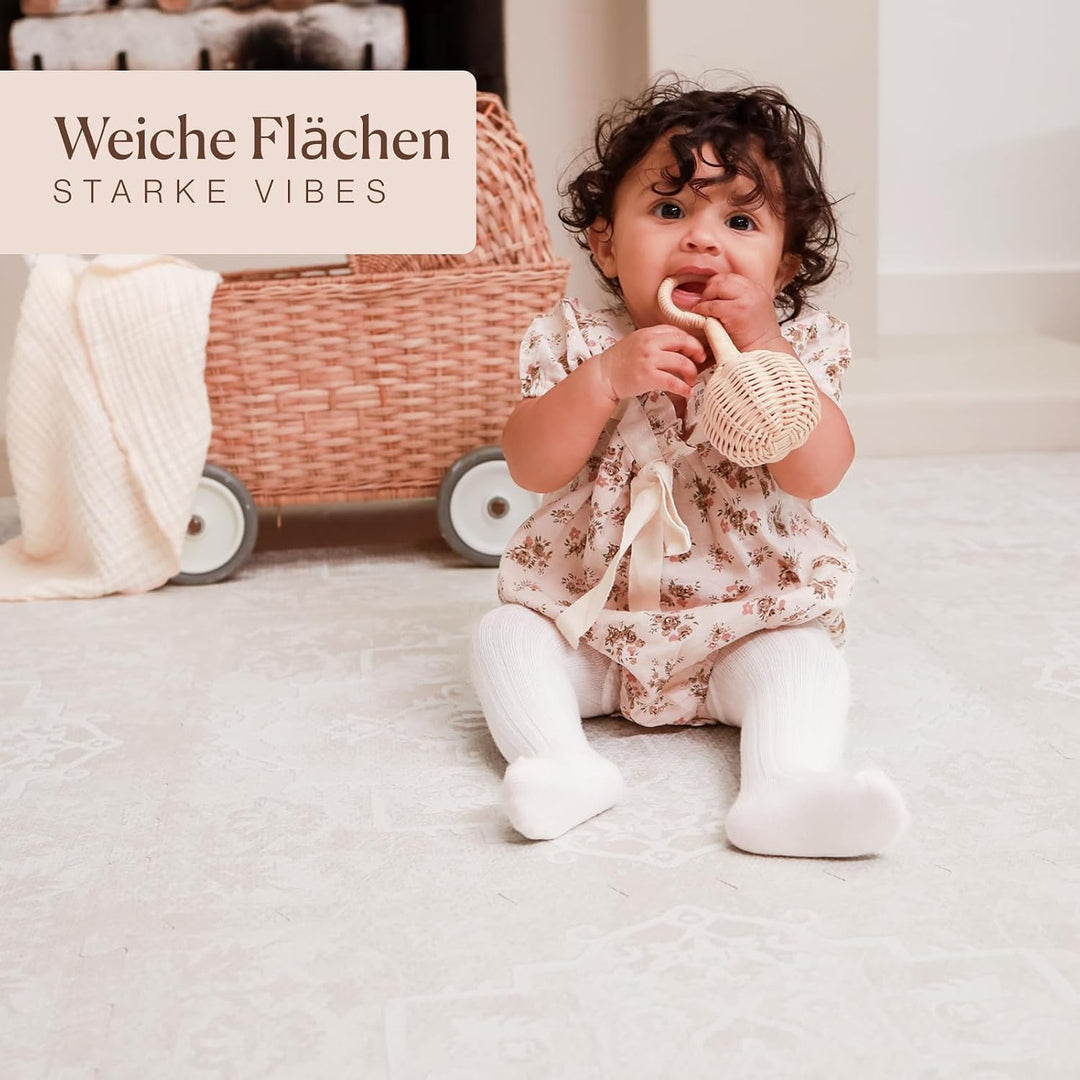 Toddlekind Playmat Spielmatte, Premium-Schaumstoff, 1,2 x 1,8 m, 6 Fliesen, extra dicker Schaumstoff