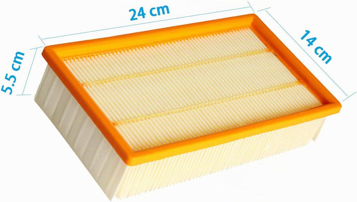 2 Stück Filter Zubehör für Kärcher NT 25/1 Ap NT 35/1 Ap NT35/1 NT 45/1 NT 55/1 NT 361 NT 561 NT 611