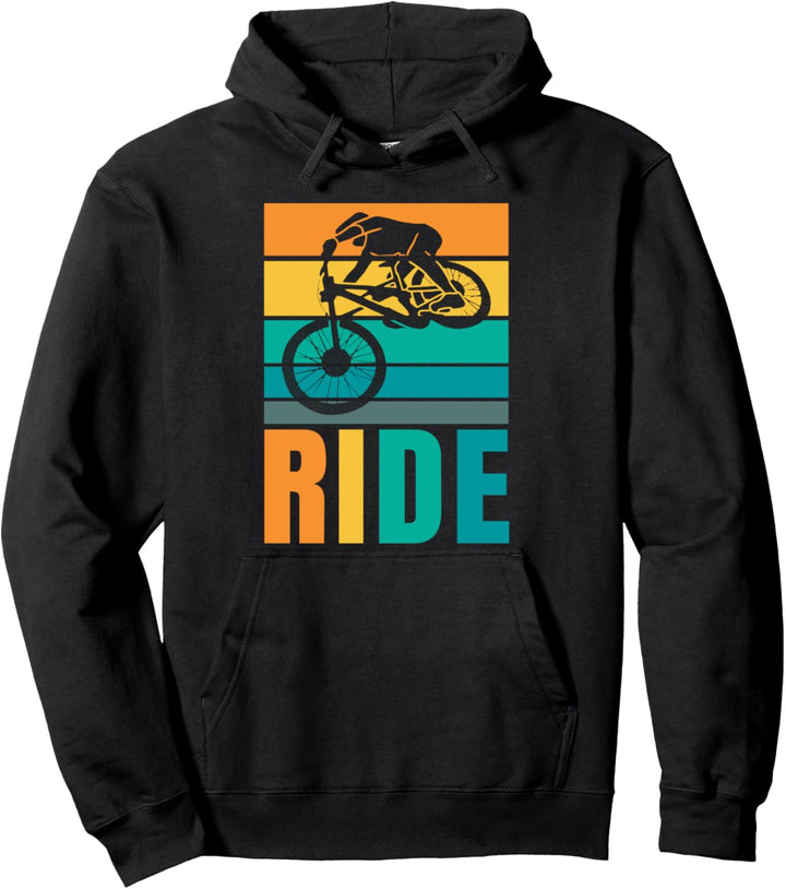 Mountain Bike MTB Mountainbike Ride Downhill Trail Biking Pullover Hoodie