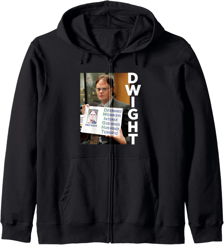 The Office Entschlossener Arbeiter Kapuzenjacke