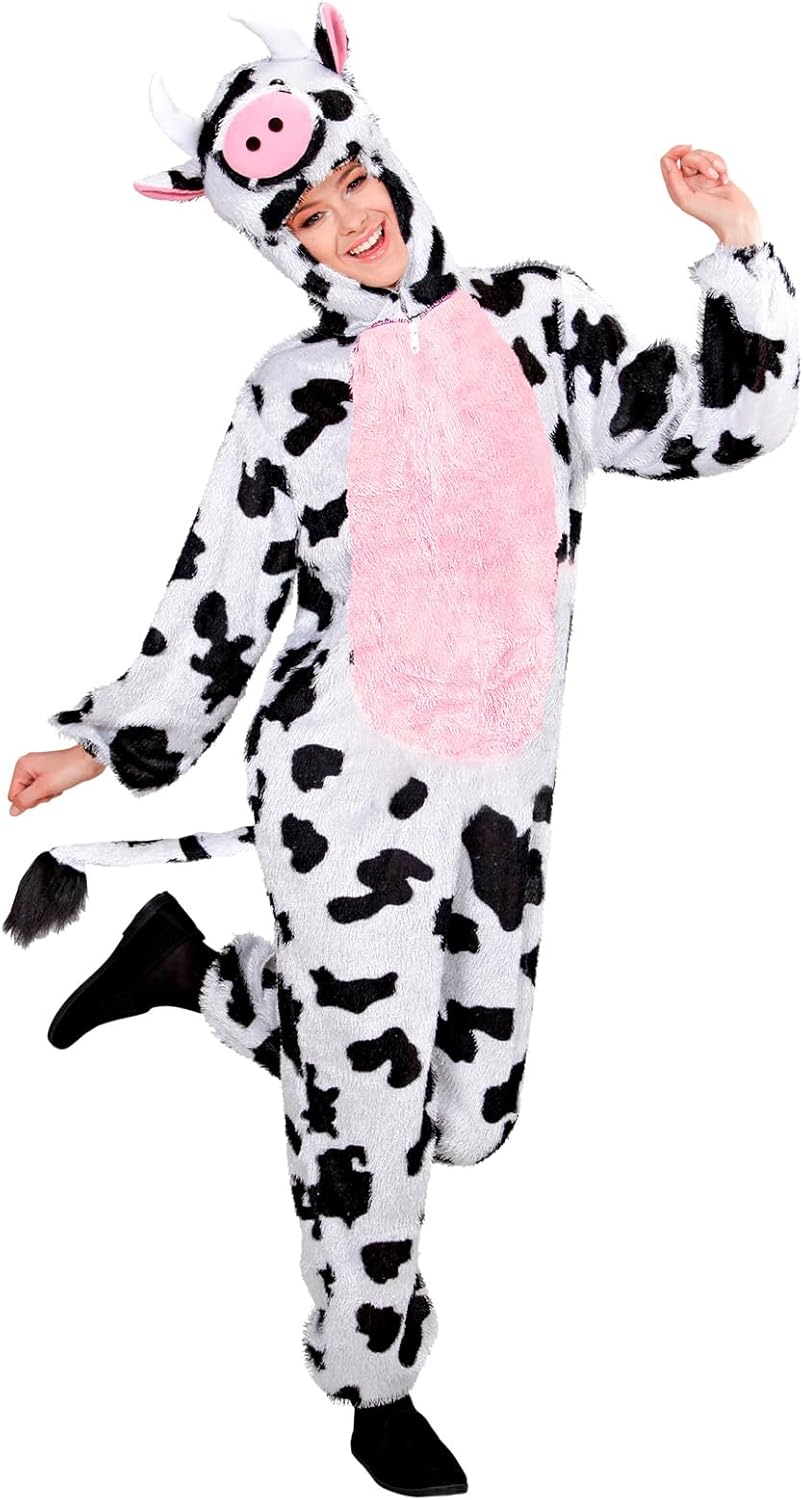 WIDMANN 9932B COSTUME PELUCHE MUCCA M/L C/CAPP #9931 M-L, M-L