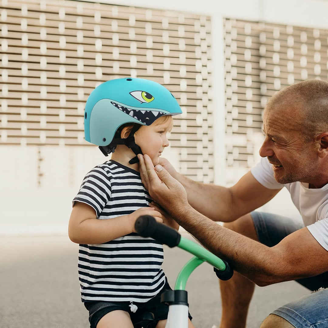 XIAPIA Kinderhelm 2-5 Jahre leicht Fahrradhelm Verstellbar Skaterhelm für Laufrad Motorrad, Kinder C