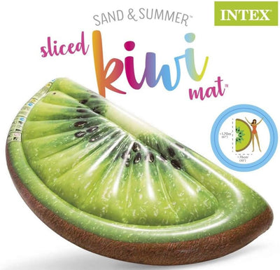 Intex 58764 Luftmatratze aufblasbar "Kiwi Slice" , 170 x 76 x 17 cm