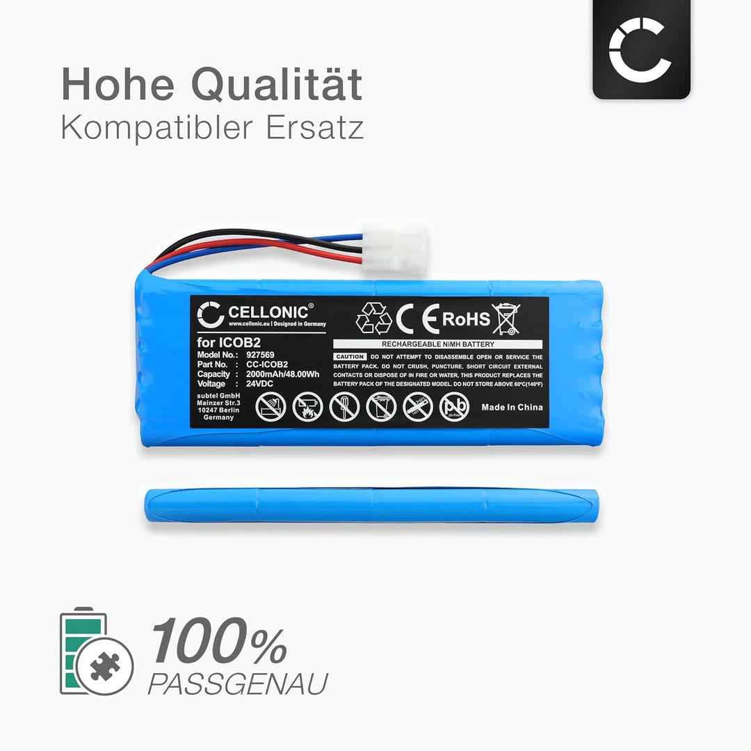 CELLONIC 1x Akku für Lautsprecher Kompatibel mit SoundCast Outcast ICO420, Outcast ICO421, 2-540-001