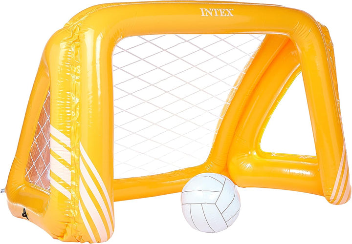 Intex Fun Goals Game - Aufblasbares Wasserballspiel - Wasserballnetz - 140 x 89 x 81 cm & Pool Volle