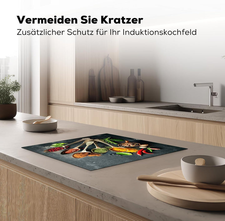 Herdabdeckplatte 58x51 cm Einteilig Abdeckplatten Cerankochfeld Abdeckung Ceranfeld Herdplattenabdec