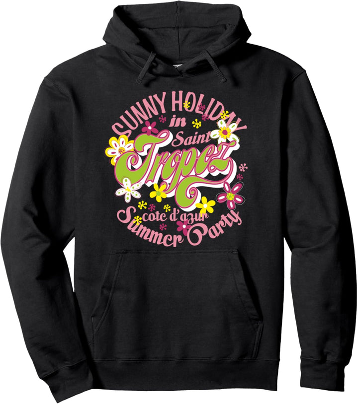 St. Tropez Frankreich Cote d'Azur Strand Urlaub Reise Outfit Pullover Hoodie