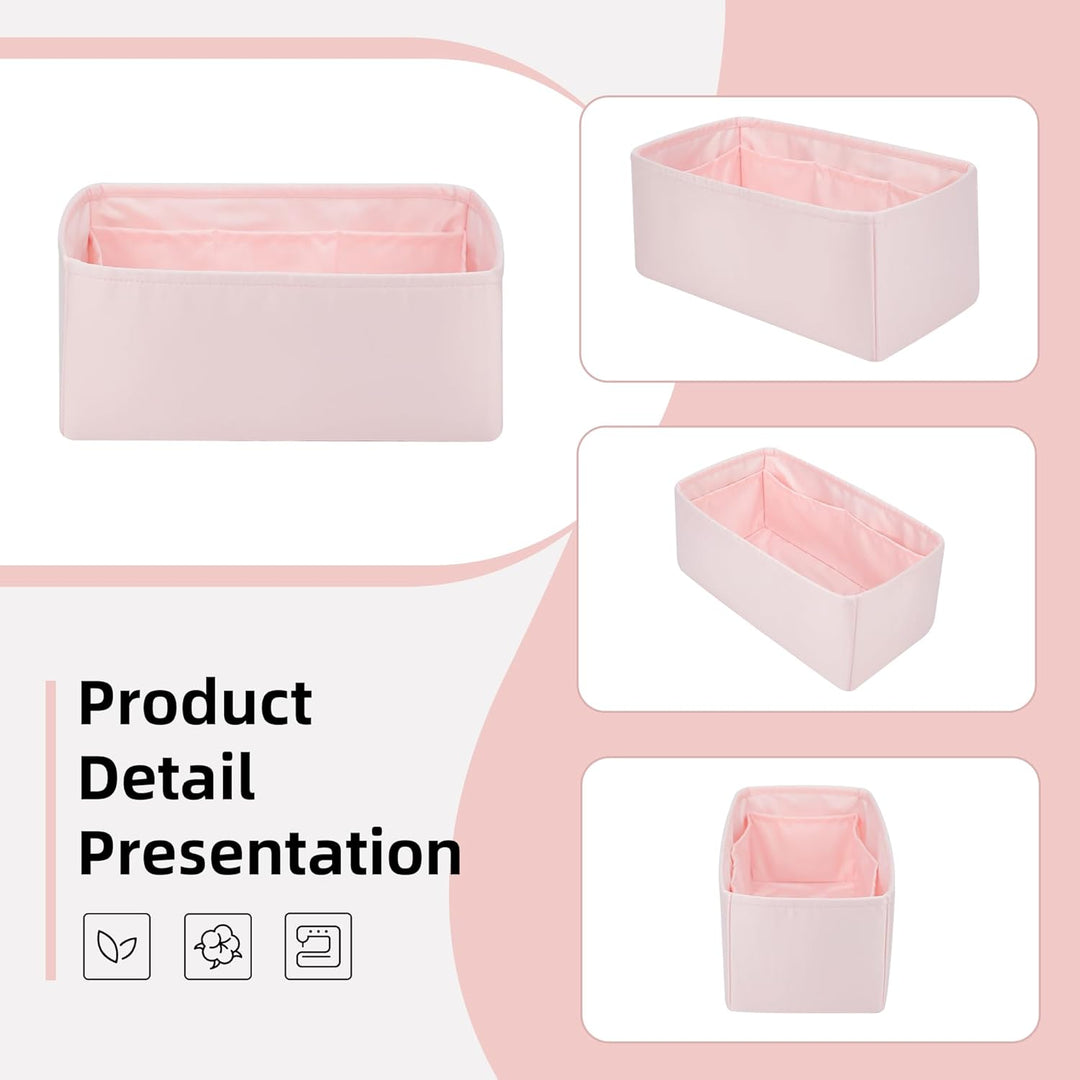 DGAZ Handtaschen Organizer Einsatz, Seide Handtaschenorganisator für LV Speedy Nano/20/25/30/35/40/4