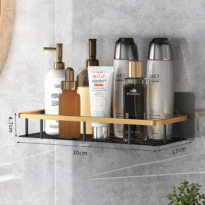 Duschablage Ohne Bohren, 2 Stück Badezimmer Regal, Badregal Bad Organizer Rostfrei Duschregal für Sh