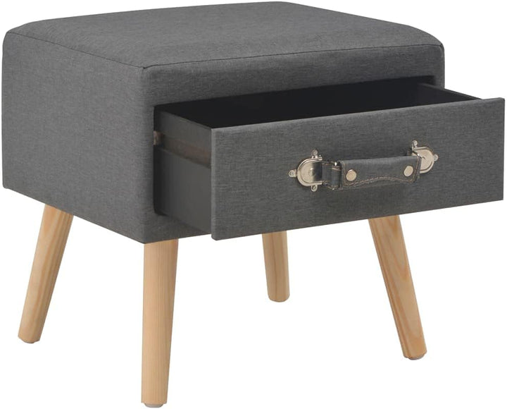 vidaXL 2X Nachttisch mit 1 Schublade Nachtschrank Nachtkonsole Nachtkommode Schlafzimmer Kommode Sch