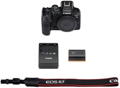 Canon EOS R7 Kamera spiegellose Camera (DSLR Upgrade, Hybridkamera, 4K/30p Videoaufnahmen, bis zu 15