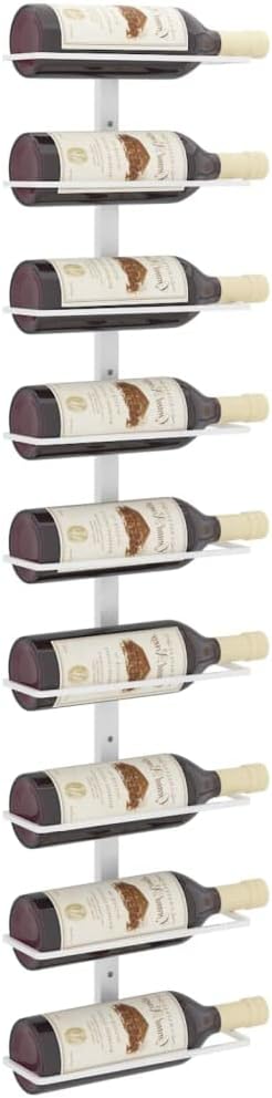 vidaXL Wand Weinregal für 9 Flaschen Wandregal Weinhalter Weinflaschenhalter Flaschenregal Weinständ