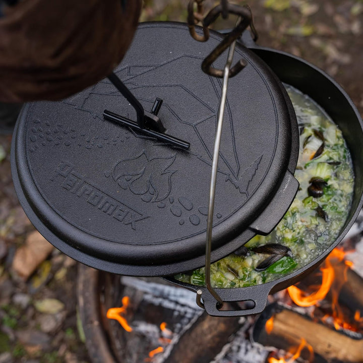 Petromax Dutch Oven Essential Line - Topf für den täglichen Gebrauch, aus Gusseisen für Induktion, G