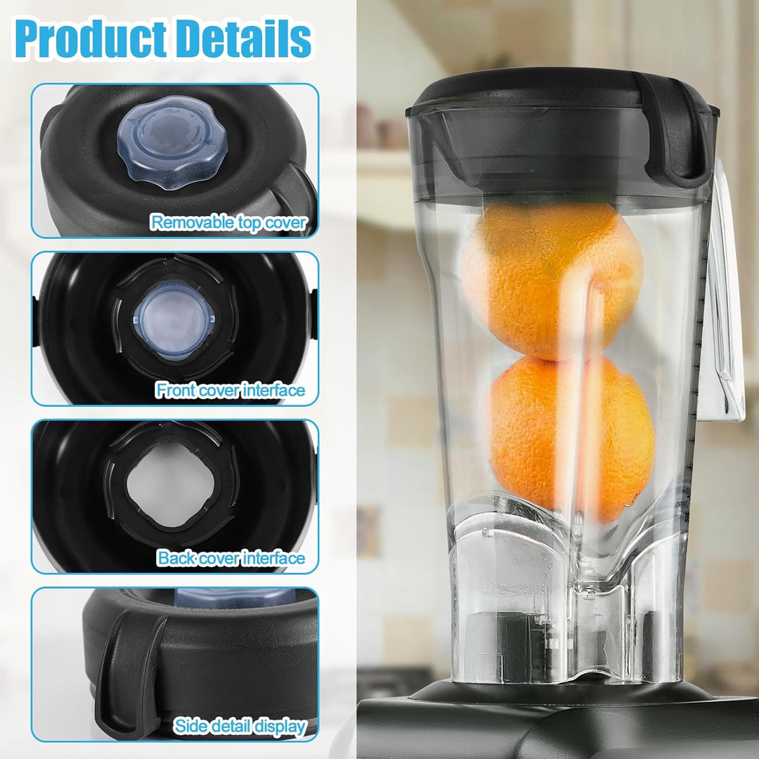 Mixerflaschendeckel für Vitamix Zubehör, 1,81 kg Niedriger Behälter Mixer Ersatzteile für Vitamix De