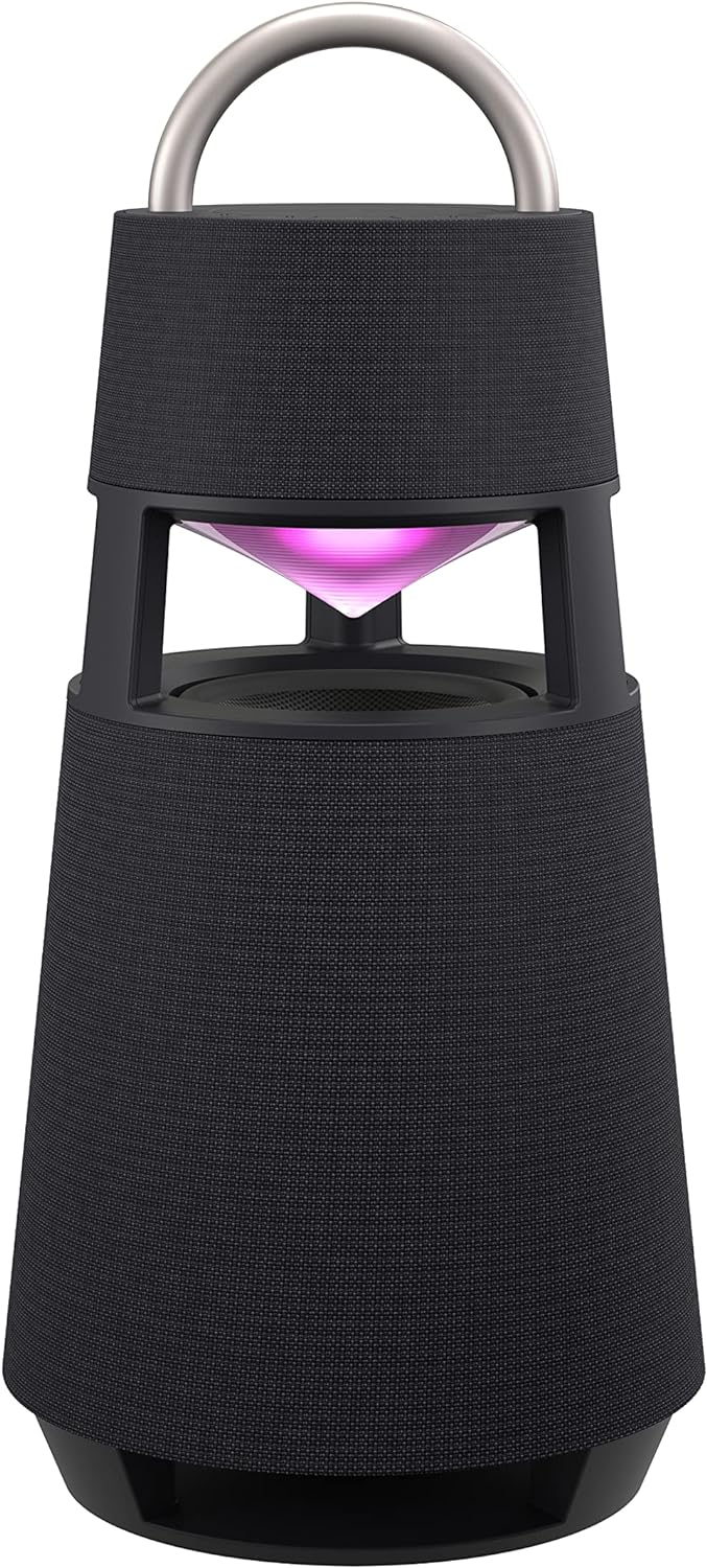 LG Electronics XBOOM 360 DRP4B, tragbarer Bluetooth-Lautsprecher (120 Watt, 360 Grad Sound, Beleucht