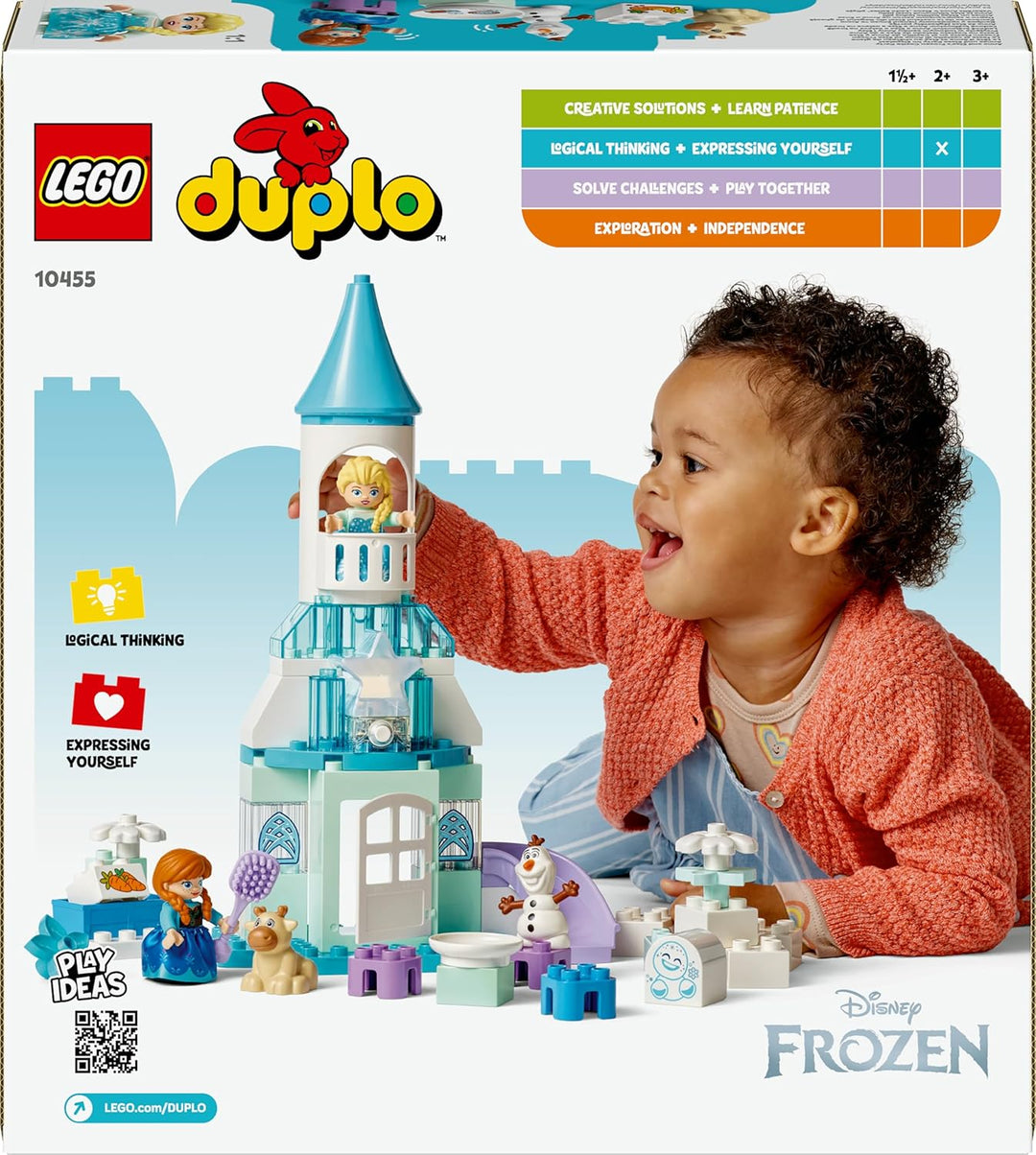 LEGO DUPLO │ Disney Annas und Elsas Party im Eispalast - Frozen Spielzeug mit ELSA Figur, Lichtstein