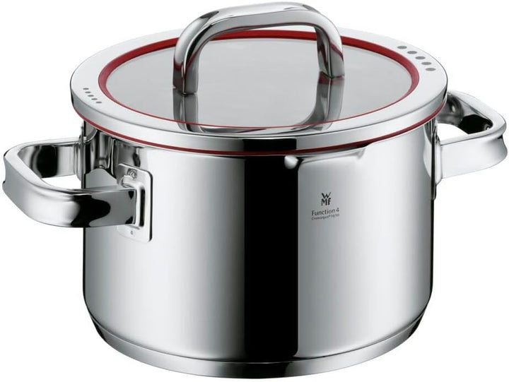 WMF Topfset Function 4 – Edelstahl – 5-teilig – Stielkasserolle ø 16, 20, 20 und 24 cm sowie Stielka