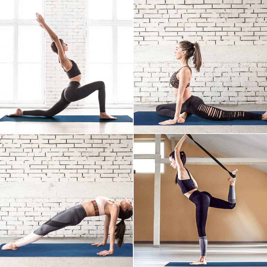 COVACURE Yogamatte Gymnastikmatte Sportmatte - 183 x 66 x 0,6 cm Fitnessmatte TPE rutschfest Yogamat