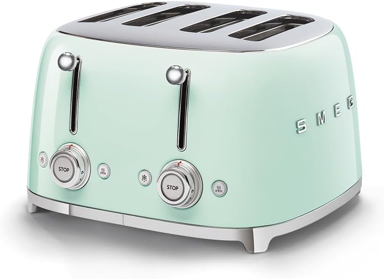SMEG TSF03PGEU Toaster, Pastellgrün, Pastellgrün