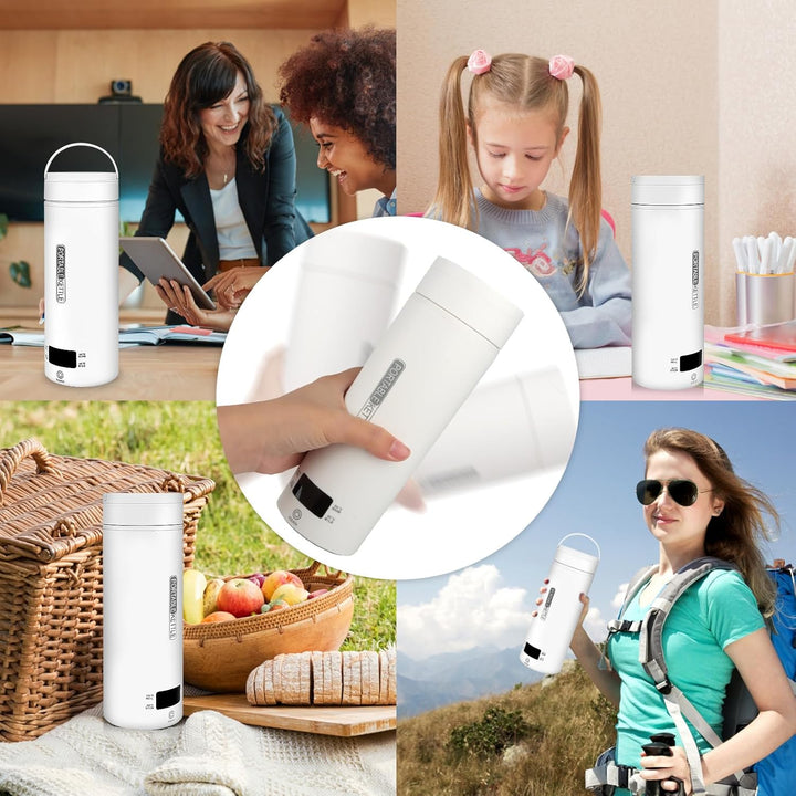 Mini Wasserkocher,500ML Reise Wasserkocher,Reisewasserkocher Klein, Tragbarer Elektrischer Wasserkoc