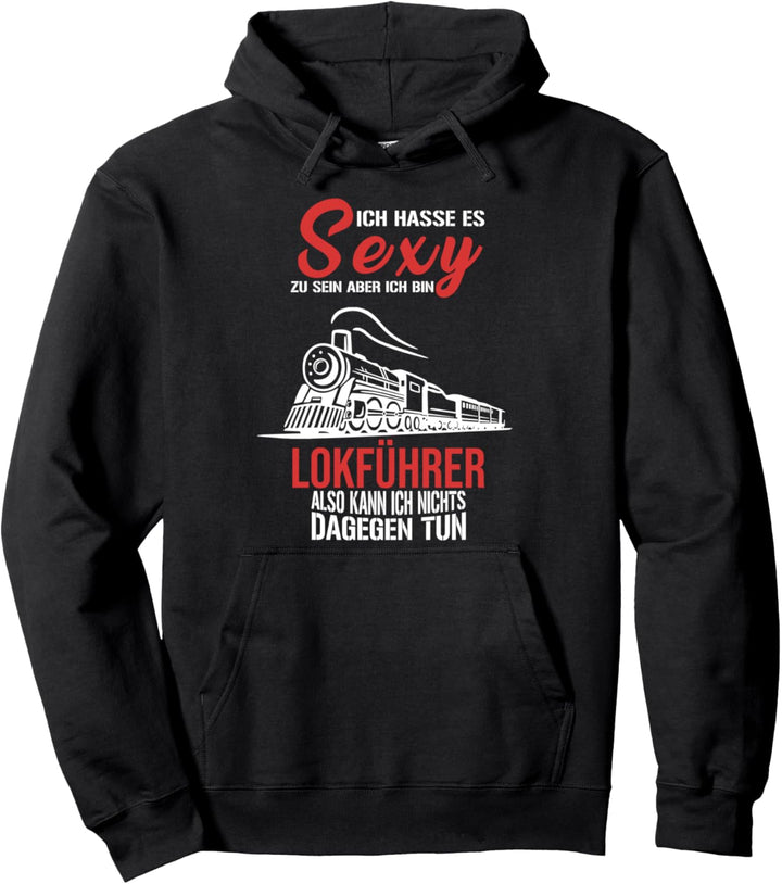 Lokführer Shirt Zug Eisenbahn Bahnhof Lustiges Beruf T-Shirt Pullover Hoodie