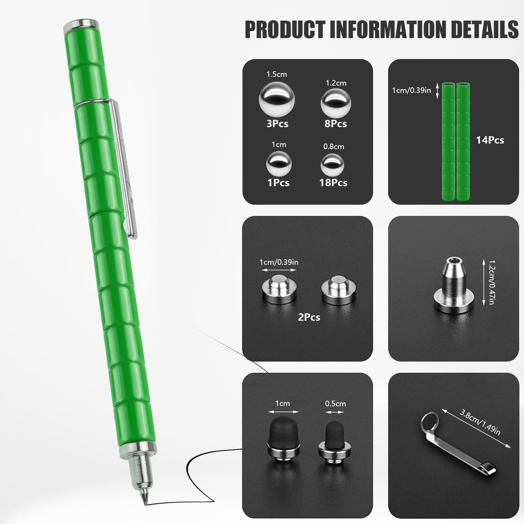Rayong Magnetischer Kugelschreiber,Fidget Pen Magnet Stift,Coole Gadgets Stressabbau Druckkugelschre