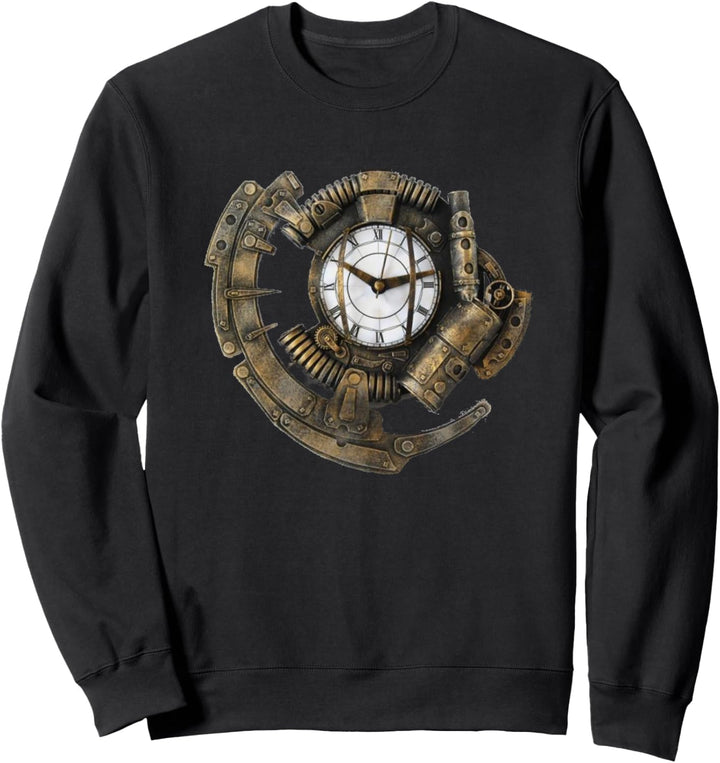 Steampunk Clock Vintage Zeitmesser Geschenk Shirt Sweatshirt
