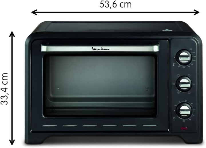 Moulinex Optimo Ox4648 33l, Edelstahl, 33 liters, Schwarz 33