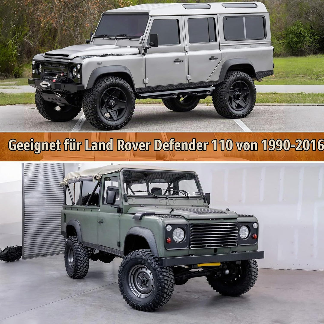 Autoabdeckung Wasserdicht Ersatz für Land Rover Defender 110 1990-2016, Vollgarage Autoplane Outdoor