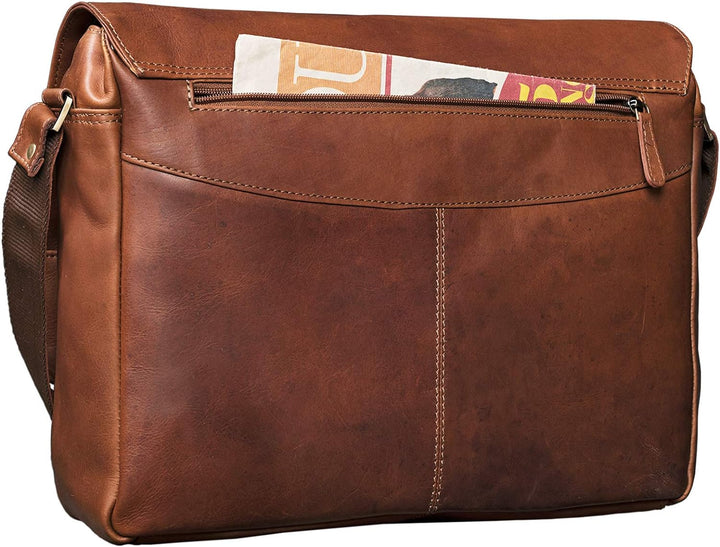 STILORD 'Lonzo' Vintage Umhängetasche echtes Büffel-Leder Messenger Bag für Herren und Damen Unitasc