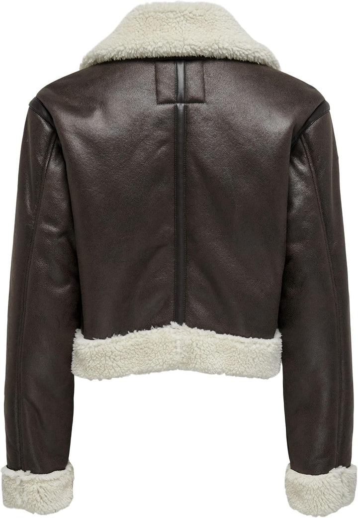 ONLY Female Bikerjacke in Lederoptik ONLBETTY Bikerjacke in Lederoptik, L