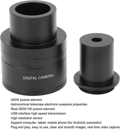 Zunate Teleskop-Okular, Elektronisches Digitales Okular der Teleskopkamera CMOS für Computer-Handy-T