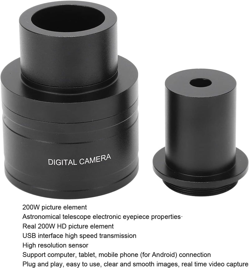 Zunate Teleskop-Okular, Elektronisches Digitales Okular der Teleskopkamera CMOS für Computer-Handy-T