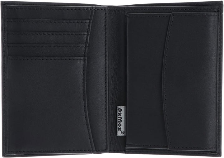 Oxmox Leather Kombibörse 12 cm black Schwarz, Schwarz