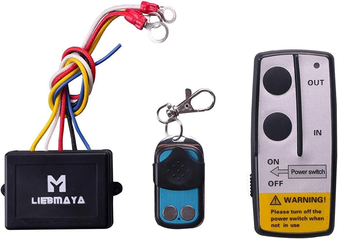 LIEBMAYA Kabellose Seilwinde Fernbedienung für LKW, Jeep, ATV, SUV, 12 V Schalter Handset