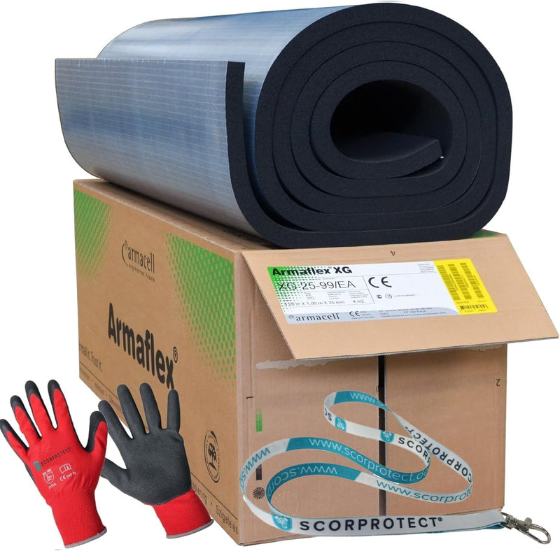Armaflex® Armacell® original XG Kautschuk Platten selbstklebend (Isolierstärke 25 mm 1000 x 4000 mm