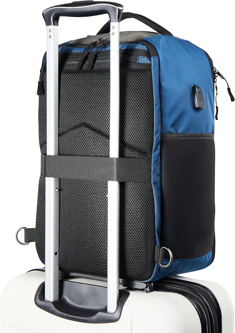 Cabin Max Manhattan Stowaway abschliessbarer Rucksack mit Organisationsfach und nützlichem Tablet Fa